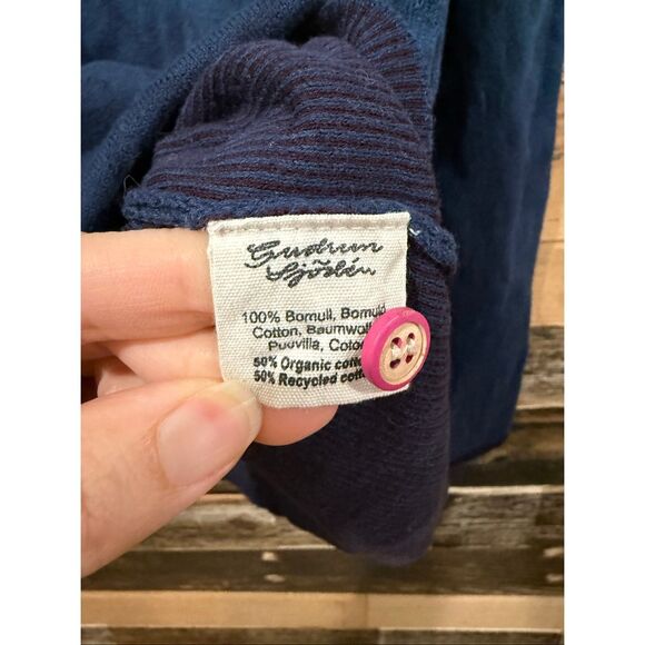 Gudrun Sjoden Cotton Multicolor Gradient Sweater Cardigan Size M - Picture 4 of 7